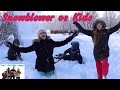 Snowblower vs Kids / That YouTub3 Family