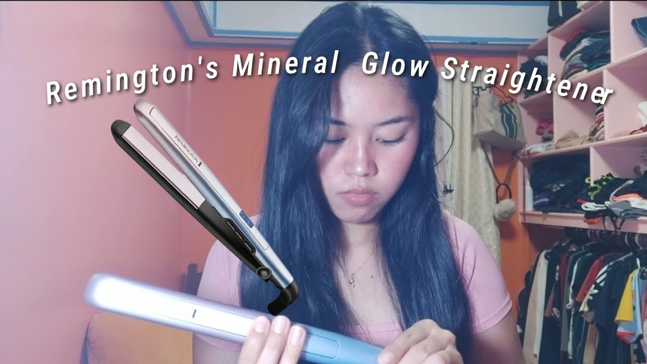 remington mineral glow straightener