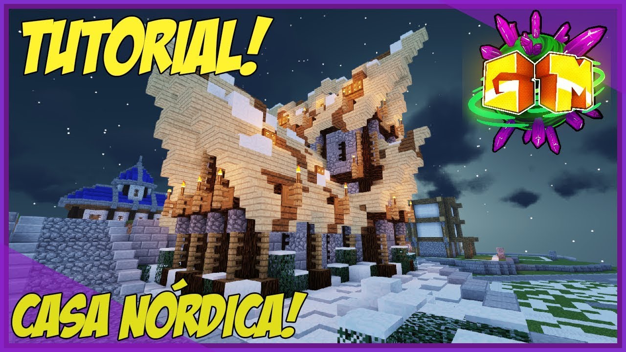 Eokor - APRENDA A CONSTRUIR NO MINECRAFT  Neste vídeo nós construímos uma  casa viking simples a partir de uma imagem de referência. Construir a  partir de imagens e artes conceituais é