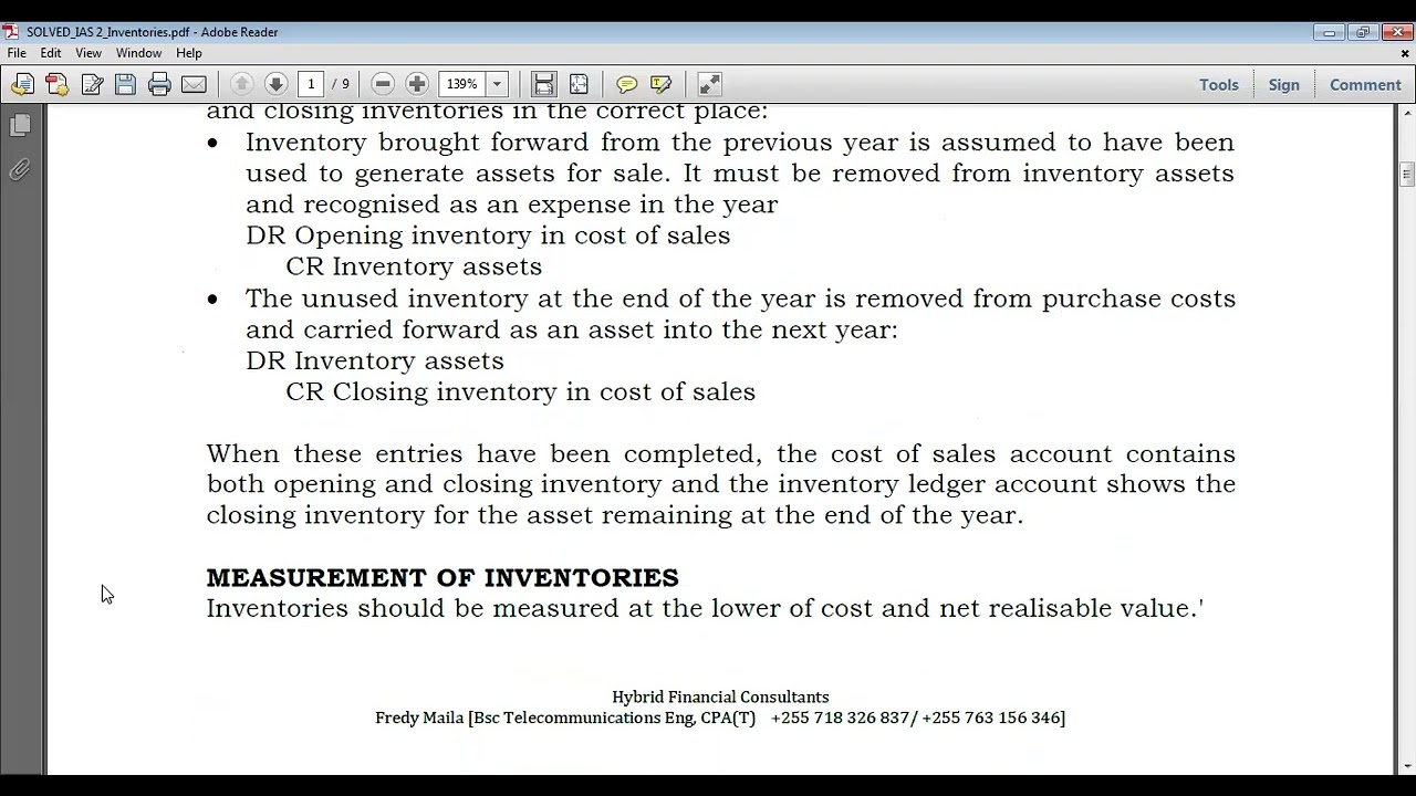 МСФО (IAS) 2 Запасы ЧАСТЬ 1 | Оценка | Элементы затрат
