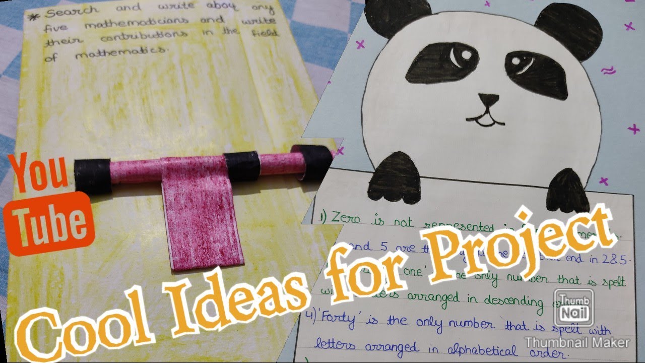 COOL IDEAS FOR SCHOOL PROJECTS HOLIDAY HOMEWORK YouTube