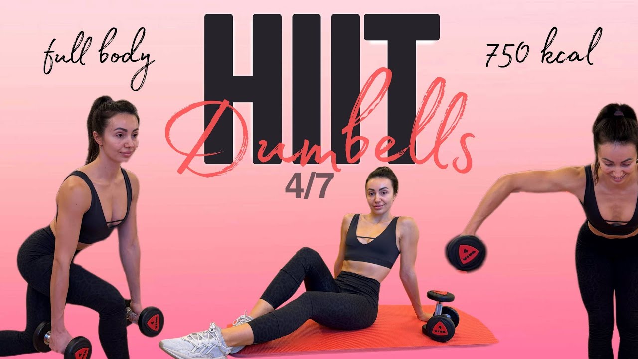 60 MIN FULL BODY DUMBBELL WORKOUT — STRENGTH & CARDIO (NO REPEATS)