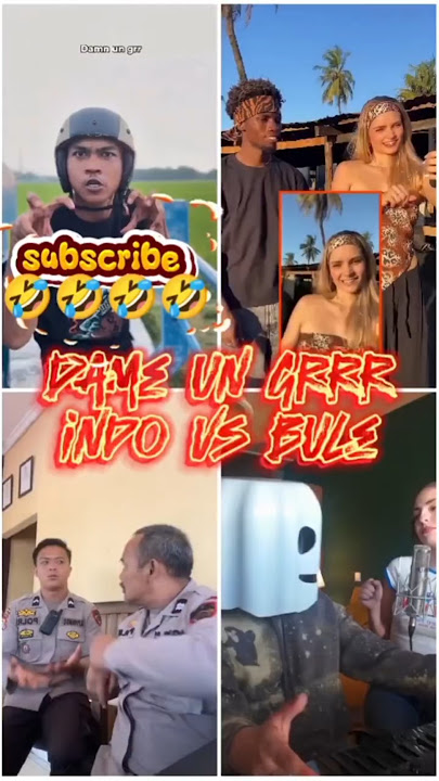 indo vs bule dame un grr #shorts #dance #viral #funny #youtubeshorts