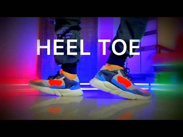 Teaching the heel toe step in public 😍😳 #dancetutorial #latinarusin, heel toe tutorial