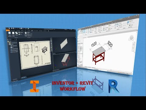 Inventor Revit Workflow | Table Model & Fabrication