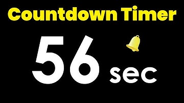 56 second Countdown Timer with Alarm #timerstore #56s #countdown