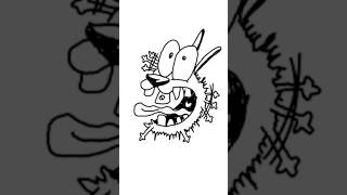 Dibujando a Coraje #dibujo #dibujar #dibujodigital #corajeelperrocobarde #cartoonnetwork #chile #art