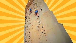 Rock Climbing on the Harmony of the Seas Cruise Ship - Royal Caribbean Rock Wall
