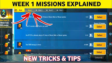 M2 WEEK 1 ROYALE PASS MISSION EXPLAINED BGMI | BGMI WEEK 1 MISSIONS | PUBG WEEK 1 MISSIONS EXPLAINED
