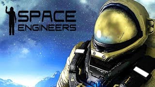 Space Engineers Чужая планета изучаю базу