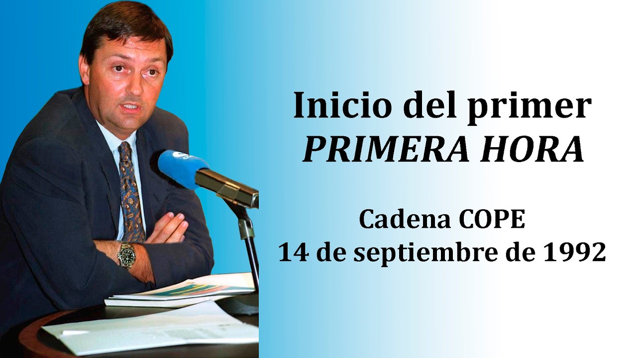 Inicio del primer PRIMERA HORA