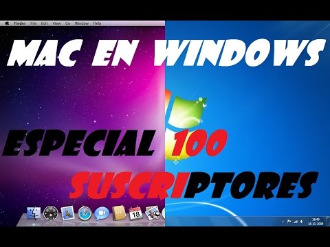 Convertir Windows en Mac theme skin pack✔¡¡ESPECIAL 100 SUSCRIPTORES¡¡