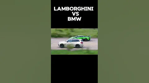 BMW VS LAMBORGHINI #trending #shorts  #bmwmmotorsport #bmw #dragrace publer com