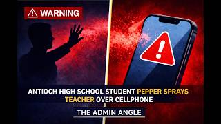 Antioch High School Student Pepper Sprays Teacher Over Cellphone | The Admin Angle