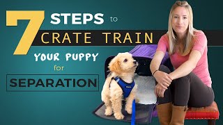 How to Crate Train Puppy for Separation by Alyssa Rose 4,141 views 3 years ago 10 minutes, 4 seconds