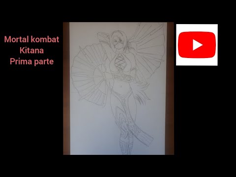 Mortal kombat kitana prima parte drawing