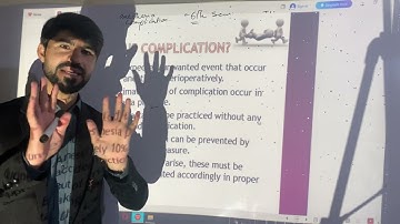 L1-part-1: Anesthesia Complications and Their Management