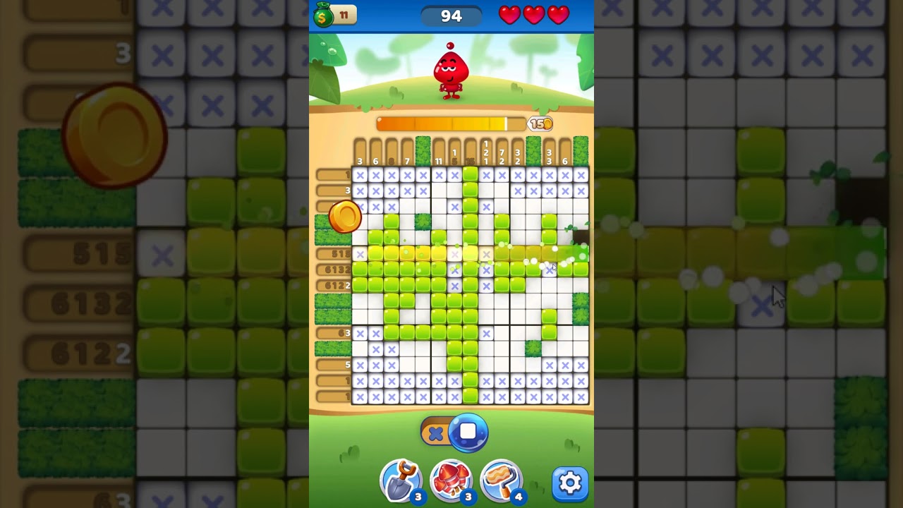 Nono Crossing Picture Nonogram level 94