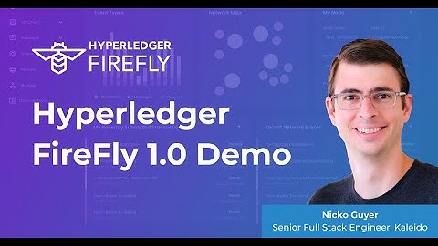 Hyperledger FireFly 1.0 Demo