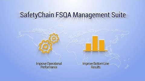 SafetyChain Software - Food Safety & Quality Management Solutions