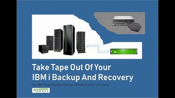 Taking Tape Out Of IBM i Backup And Recovery