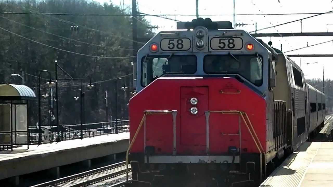 MARC 58 GP40WH-2 Departs Odenton