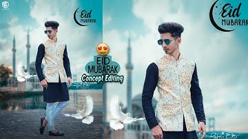 Photoshop Mobile Eid Special Photo Editing Toturial Step by step | Eid special manipulation editing