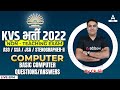 KVS Recruitment 2022 Non Teaching Staff  KVS Computer  Basic Computer Questions