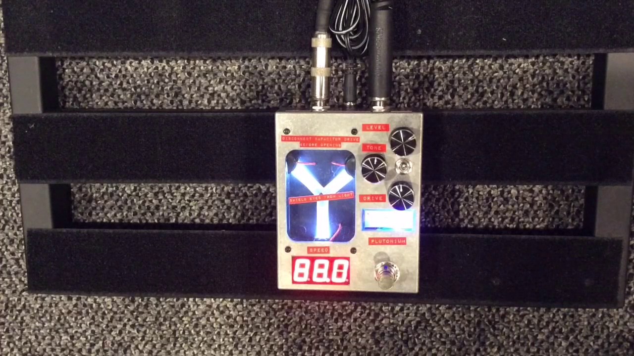 4114 Custom Effects Flux Capacitor Drive Pedal YouTube