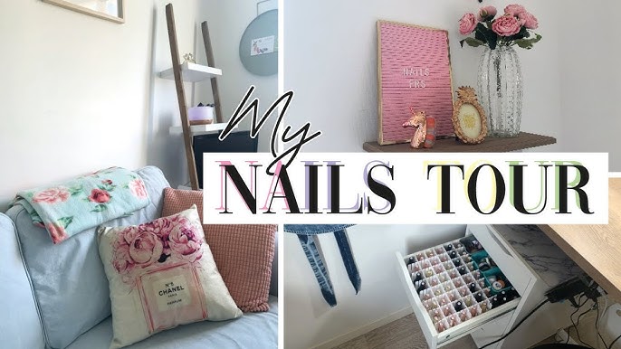 NAILS TOUR : on a TRANSFORMÉ mon GARAGE ! 