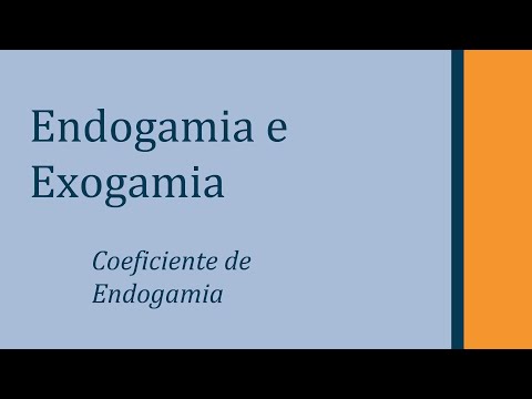 Vídeo: Diferença Entre Consanguinidade E Exogamia