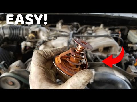 How To Replace A Stuck Thermostat On Your Vehicle! | 2003-2006 Kia Sorento Thermostat Replacement