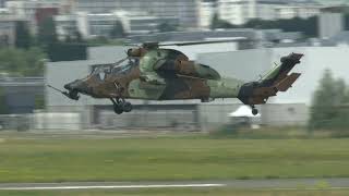 Amazing maneuvers of Eurocopter EC665 Tigre at Paris Air Show 2023