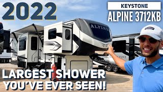 Largest Shower You’ll Find! | 2022 Keystone Alpine 3712KB (2021 Comparison)