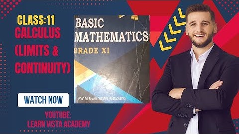 Class 11 Maths || Limits and Continuity || Exercise 15.1 Solution || Basic Mathematics || NEB