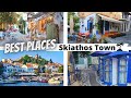 Visiting Skiathos town - exploring SKIATHOS Island GREECE
