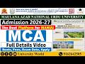 Manuu MCA Admission Process | Seats, Fees, Syllabus, Hostel | @UniversityWorld