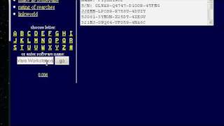 Serial Key for VMWare Work Station