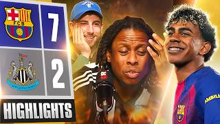 Newcastle Fan MELTDOWN! | Barcelona 7-2 Newcastle (Agg 8-3)
