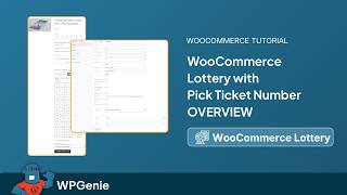 WooCommerce Lottery with Pick Ticket Number Mod addon screenshot 4