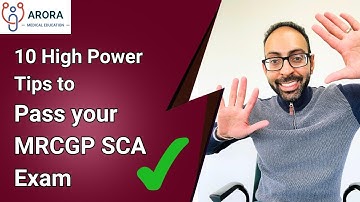 10 High power Tips to Pass your MRCGP SCA Exam | RCGP SCA | Simulated Consultation Assessment