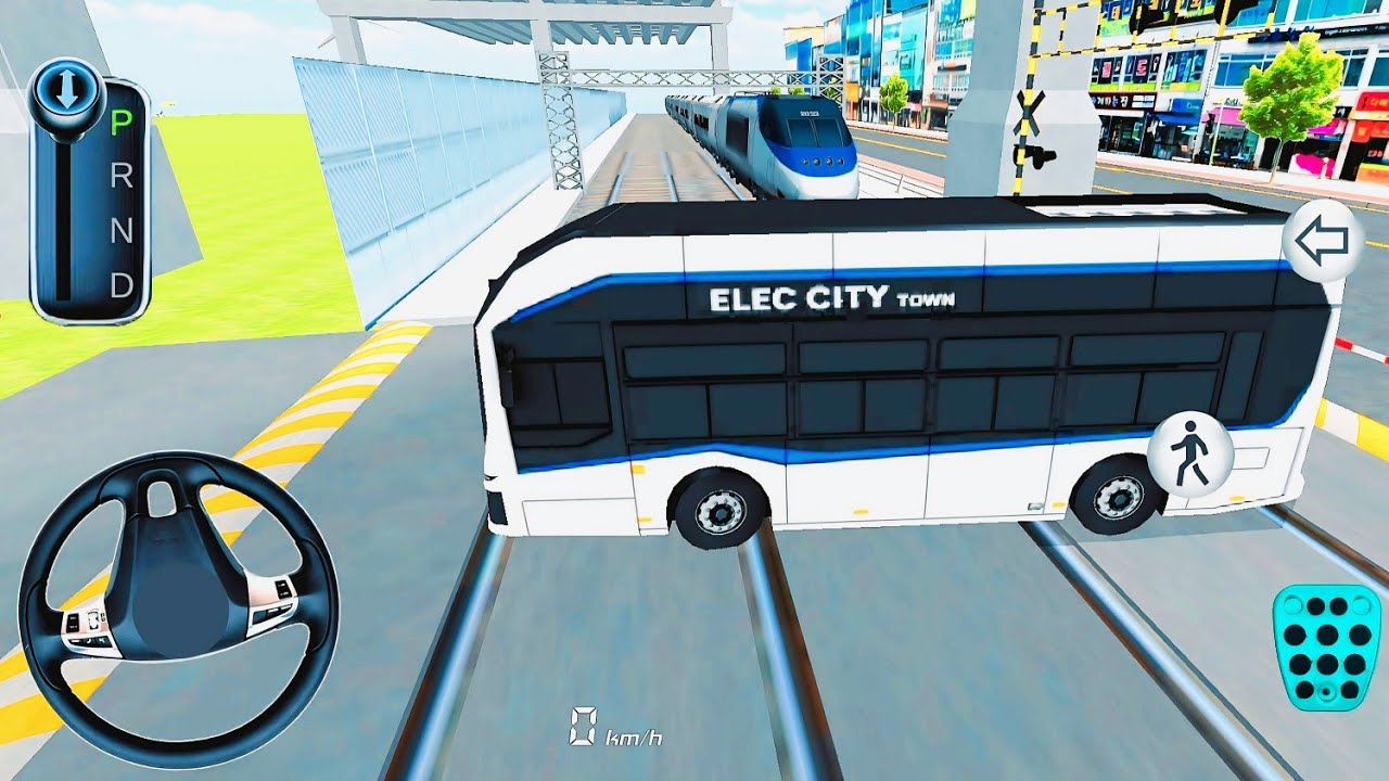New Express Bus Vs Bullet Train - 3D Driving Class Game - Android Gameplay 