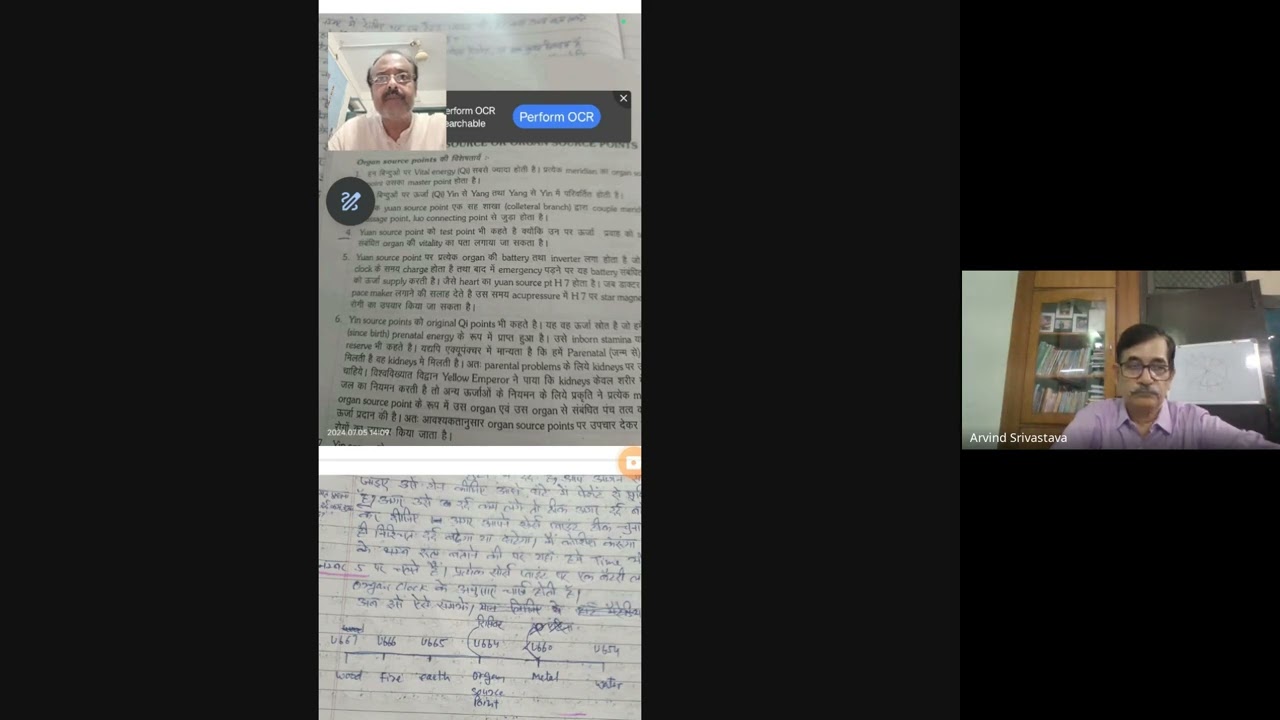 Organ Source Points  described in 