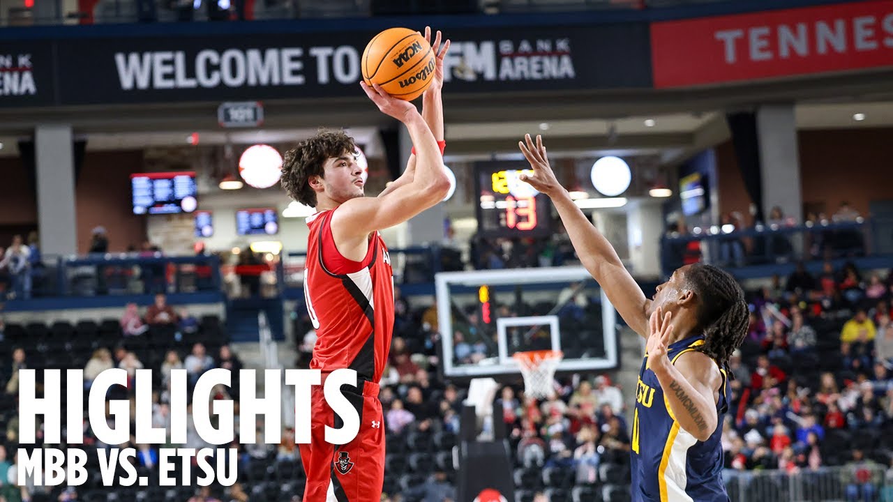 Austin Peay Men’s Basketball vs ETSU | Full Game Highlights