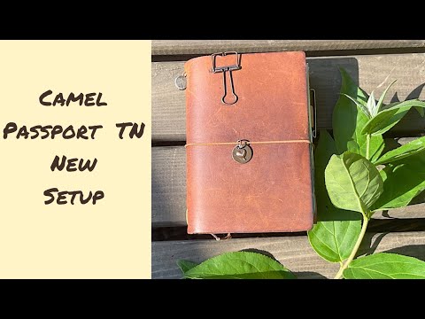 Passport Travelers Notebook SetUp With Handmade Insert