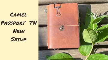 Passport Travelers Notebook SetUp With Handmade Insert