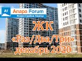 Новостройки Анапы. ЖК "Раз/Два/Три". Декабрь 2020 года.