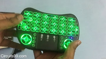 Wireless Mini Keyboard with Touchpad Unboxing Video | i8 Mini Wireless Keyboard Review