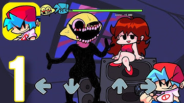 Friday Night Funkin Mobile - Gameplay Walkthrough Part 1 - Tutorial & Week 1 - 2 (ios,Android)