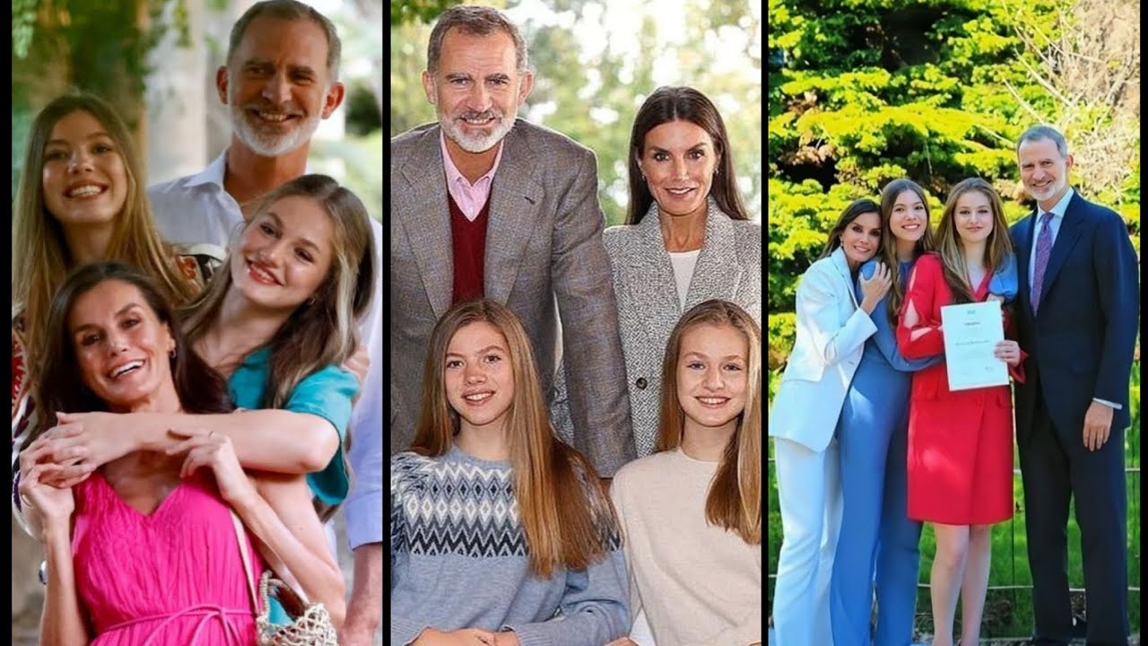 Most Glam Royal Family! Spain's Queen Letizia and Her Daughters Dazzle